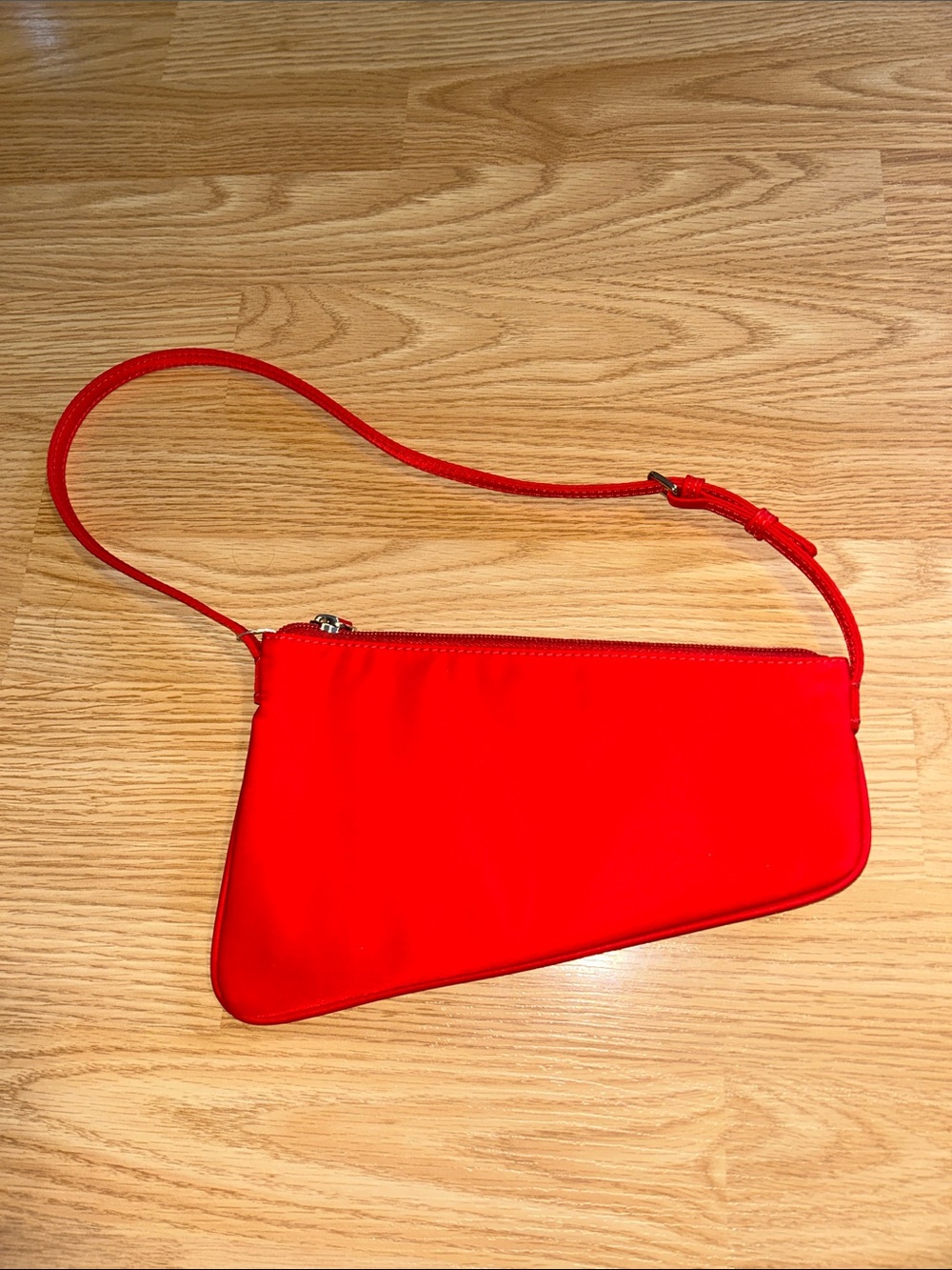 Aupen Repurpose Nylon Rouxe bag in Ruby, NWT